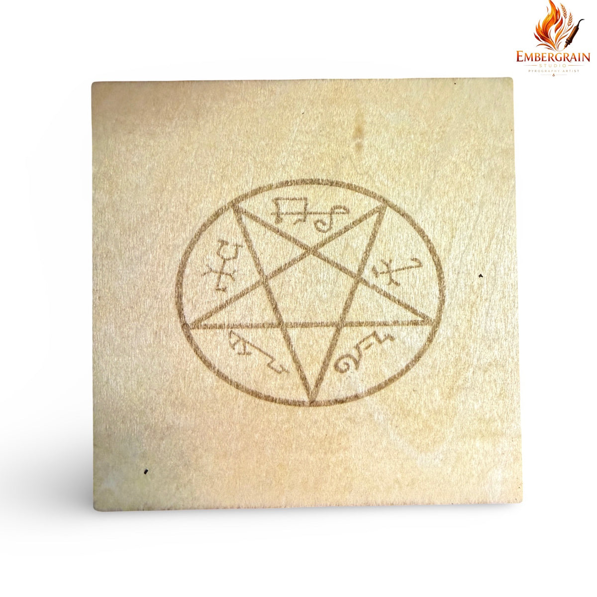 Laser-Burnt Drink Coasters