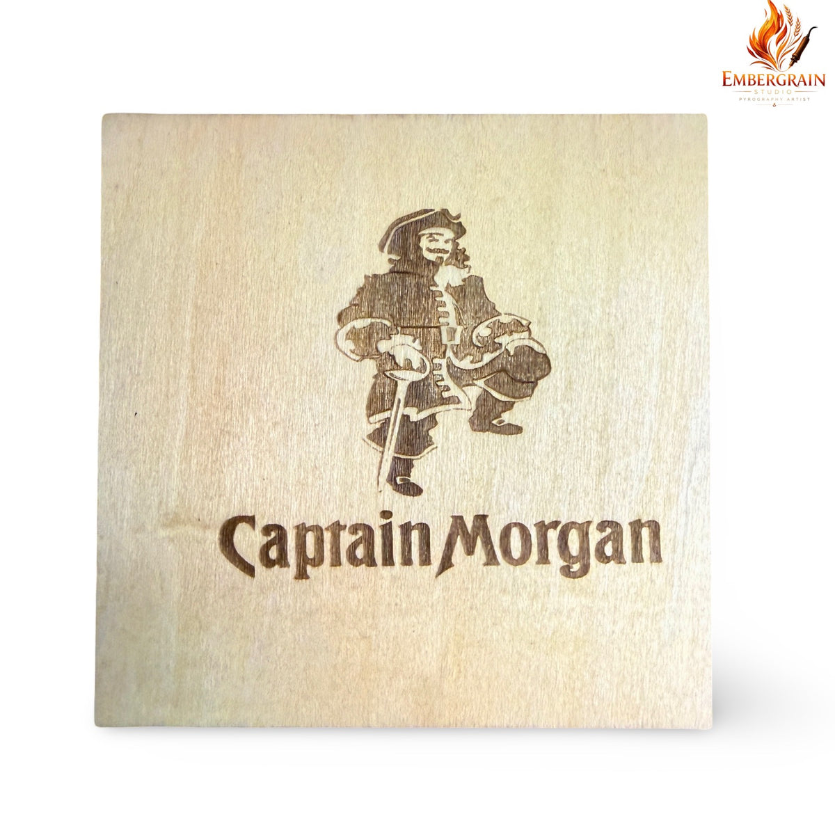 Laser-Burnt Drink Coasters