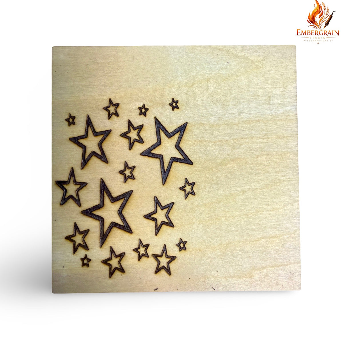 Laser-Burnt Drink Coasters